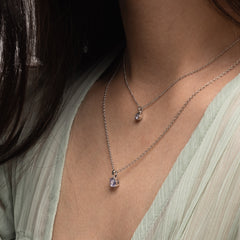 Single Birthstone Pendant Necklace