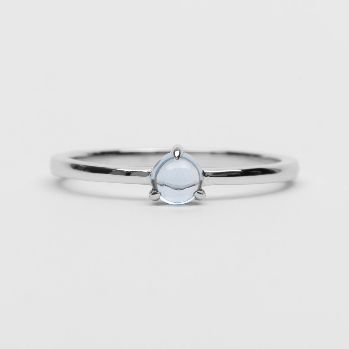 Orb Blue Topaz Ring