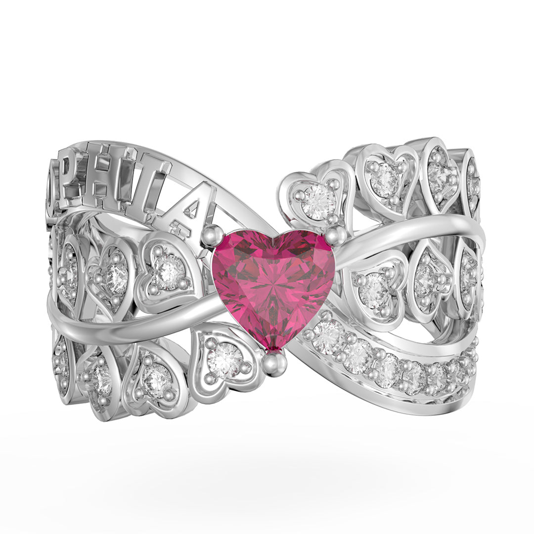 Heart band Sole Ring